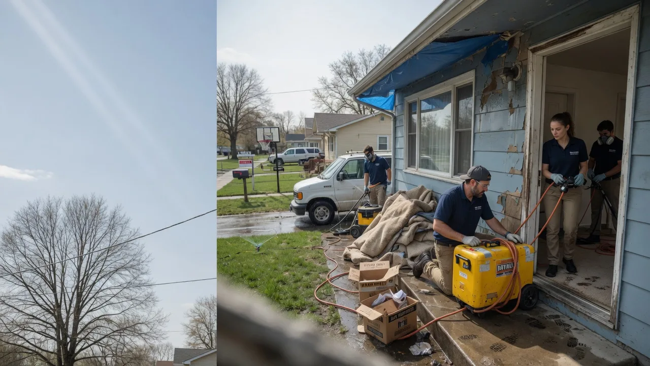 Basement Flood Cleanup in Wheatcroft, KY near me